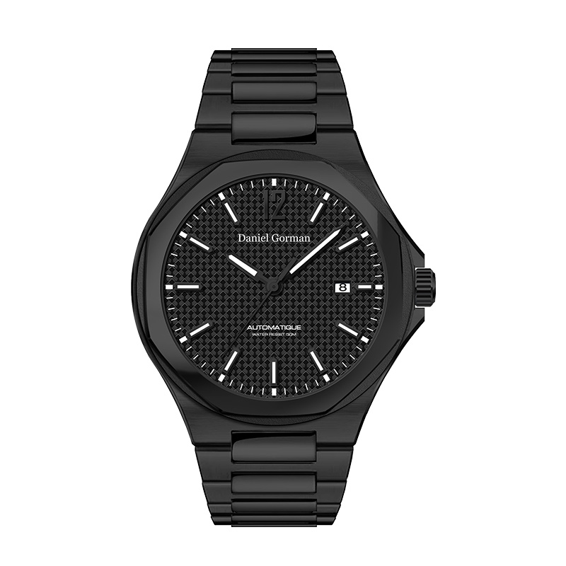 Daniel Gorman DG9007 Luxury Men \\\\ s Logo personalizat 316 Ceas de cuarț din oțel inoxidabil din oțel inoxidabil
